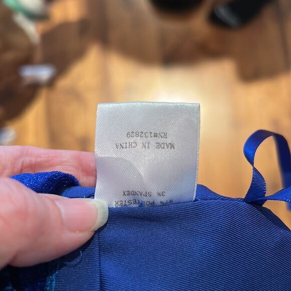 SUPERDOWN X REVOLVE electric blue crop top small - Picture 8 of 11